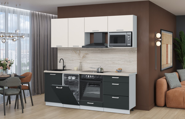 Кухонный гарнитур Интерлиния Мила Лайт 2.15-ПМ4 