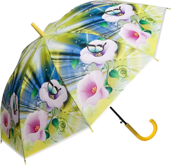 Зонт-трость Мультидом Цветы FX24-21 - фото