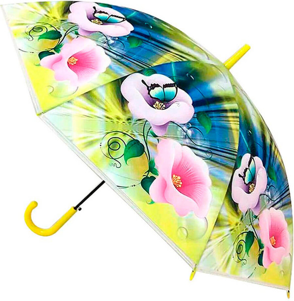 Зонт-трость Мультидом Цветы FX24-21