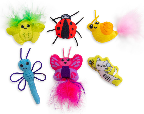 Набор игрушек для кошек Catstages Dental Друзья-насекомые / CAT714815 - фото