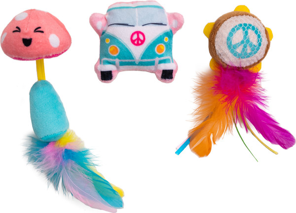 Набор игрушек для кошек Catstages Dental Фестиваль с кошачьей мятой / CAT709095 - фото