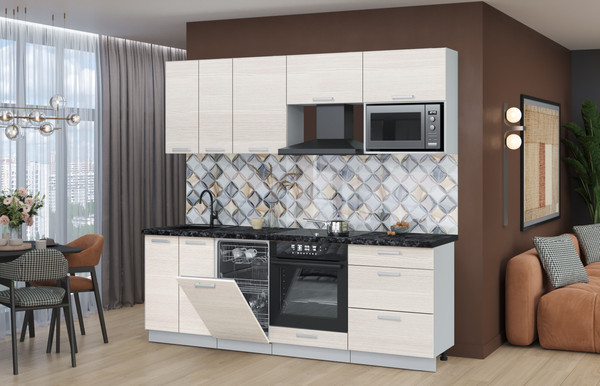 Кухонный гарнитур Интерлиния Мила Лайт 2,25-ПМ4 