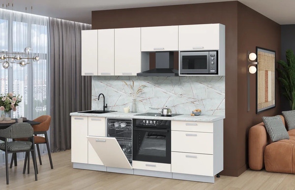 Кухонный гарнитур Интерлиния Мила Лайт 2.25-ПМ4 