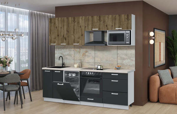 Кухонный гарнитур Интерлиния Мила Лайт 2.25-ПМ4 