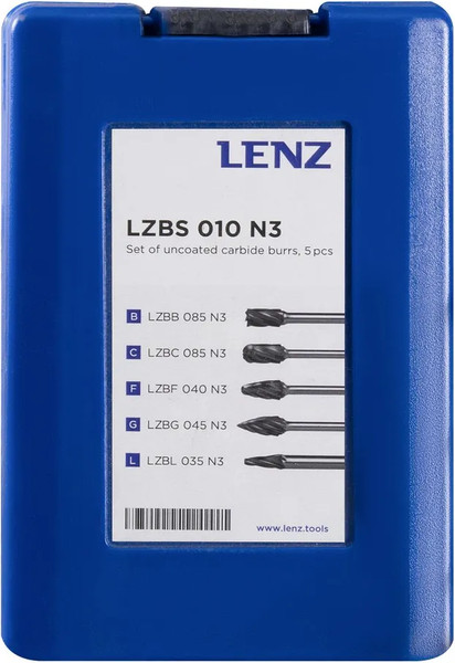 Набор борфрез LENZ LZBS 010 N3
