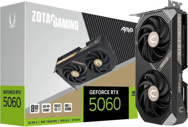 Видеокарта Zotac GeForce RTX 5060 8Gb GDDR7 (ZT-B50600L-10L)