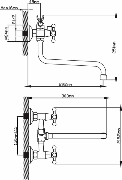 Смеситель Cronwil CB330-25M