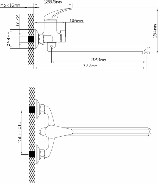 Смеситель Cronwil CD038-22M