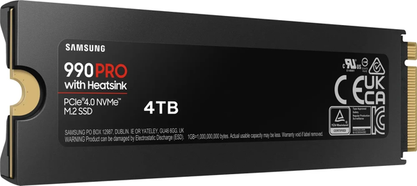 SSD диск Samsung 990 Pro M.2 4TB (MZ-V9P4T0CW)