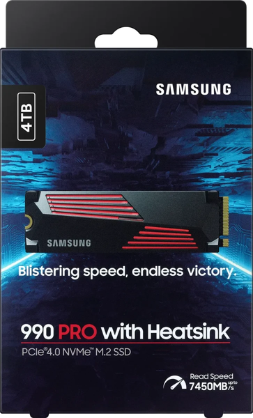 SSD диск Samsung 990 Pro M.2 4TB (MZ-V9P4T0CW)