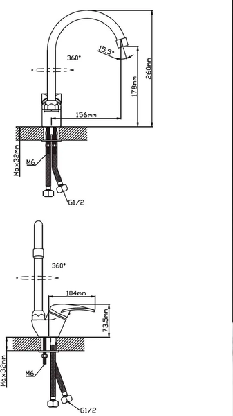 Смеситель Cronwil CD038-51M