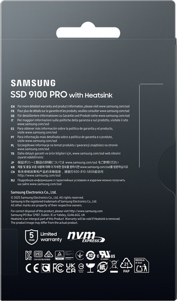 SSD диск Samsung 9100 Pro M.2 4TB (MZ-VAP4T0CW)