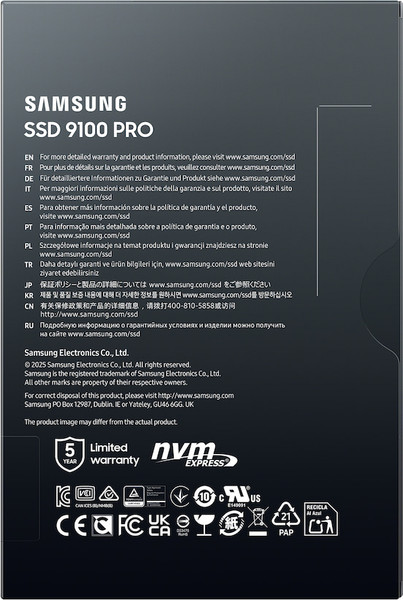 SSD диск Samsung 9100 Pro M.2 4TB (MZ-VAP4T0BW)