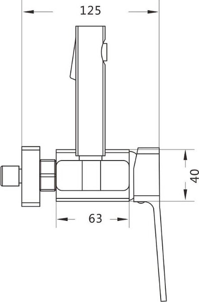 Гигиенический душ Shevanik S9905C-1