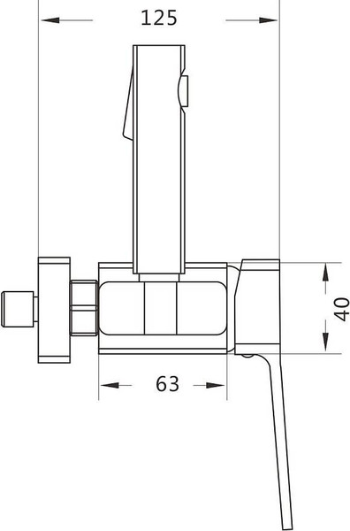 Гигиенический душ Shevanik S9905G-1