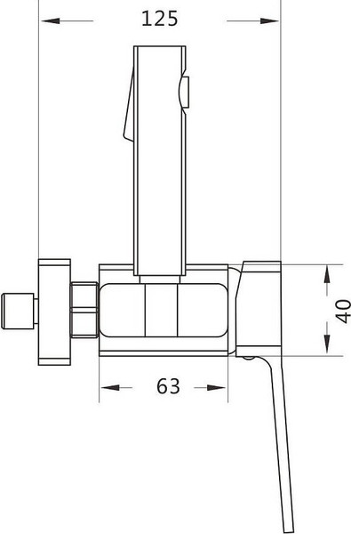 Гигиенический душ Shevanik S9905T-1