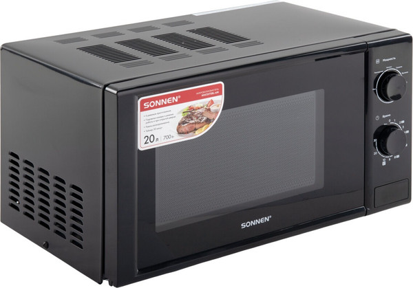 Микроволновая печь Sonnen MW2070BL-6M / 454984 (черный)