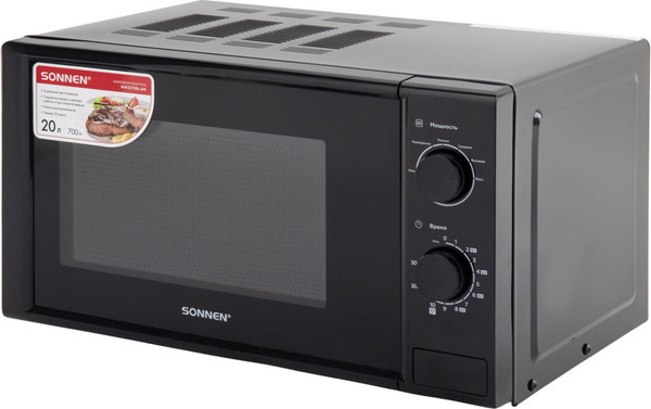 Микроволновая печь Sonnen MW2070BL-6M / 454984 (черный)