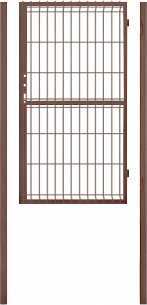 Каркас для калитки Белзабор С врезным замком 0.98x2.03м с 3Д - фото