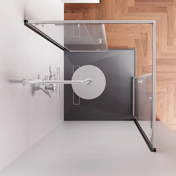 Душевой уголок AM.PM X-joy 90x90 / W94G-403-9090-MT1K