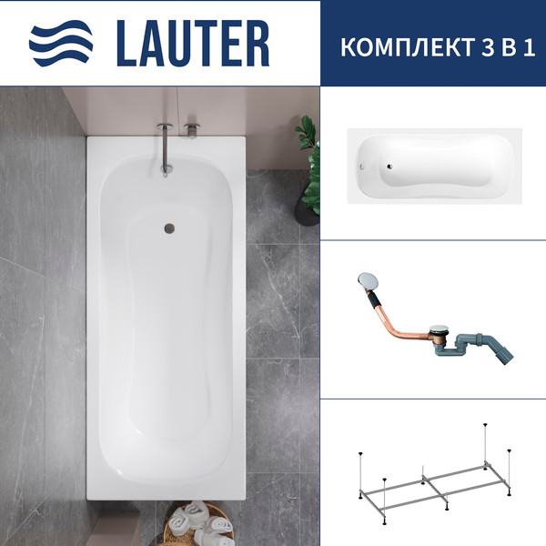 Ванна акриловая Lauter Sophia 170 / 21205170 - фото