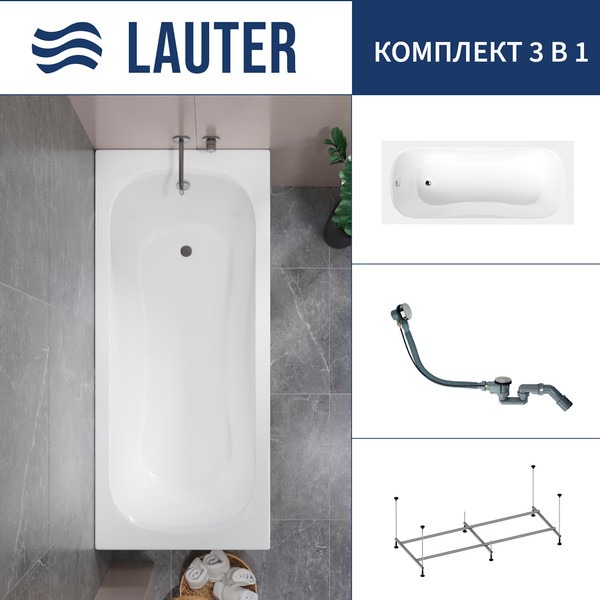 Ванна акриловая Lauter Sophia 170 / 21205170 - фото