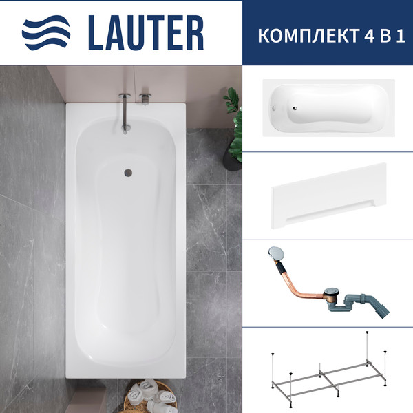 Ванна акриловая Lauter Sophia 170 / 21205170 - фото