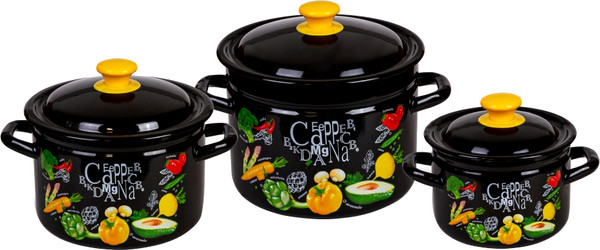 Набор кастрюль КМЗ Рацион -1 / 41704 - фото