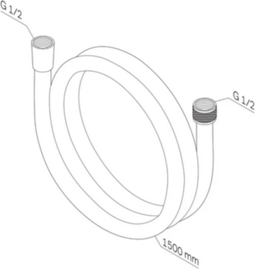 Душевой шланг AM.PM F0415B00