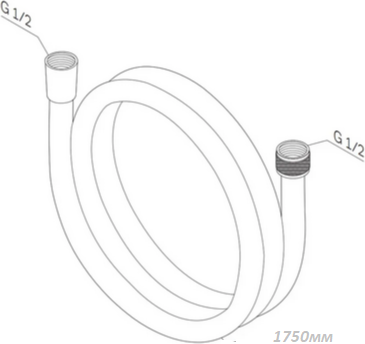 Душевой шланг AM.PM F0417B00
