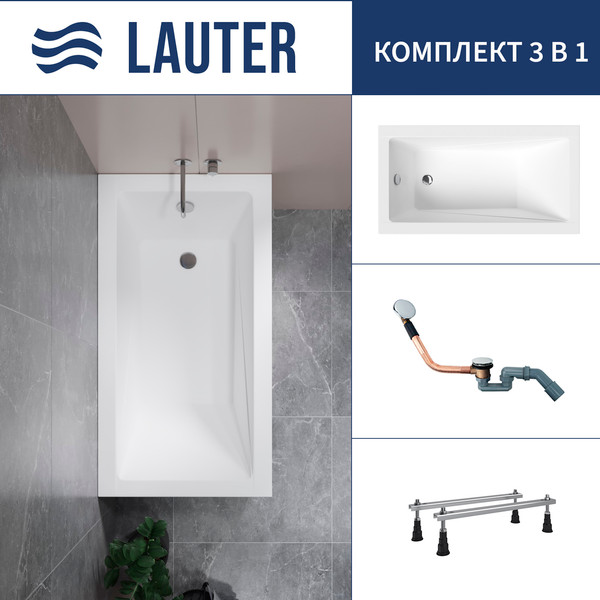 Ванна акриловая Lauter Estelle 120 / 21206020 - фото