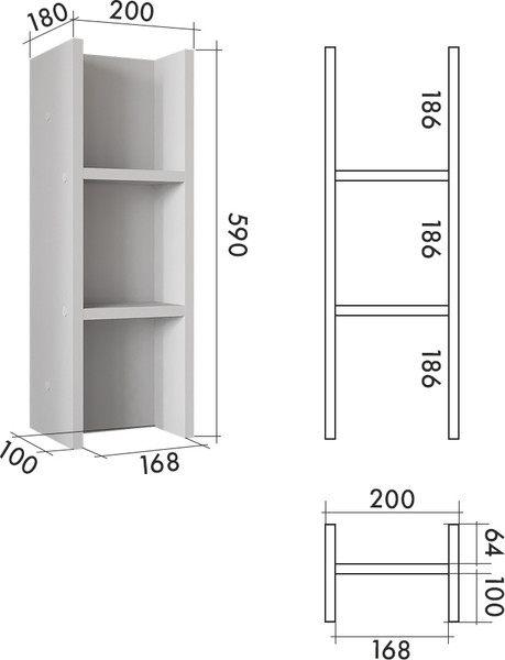 Полка Артём-Мебель Чили СН 129.01 