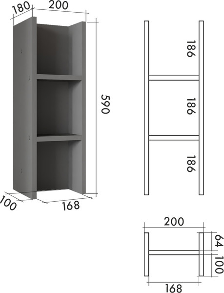 Полка Артём-Мебель Чили СН 129.01