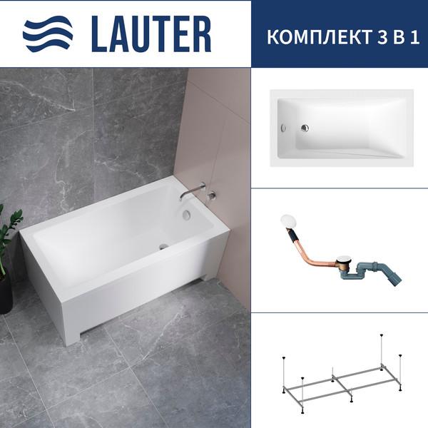 Ванна акриловая Lauter Estelle 120 / 21206020 - фото