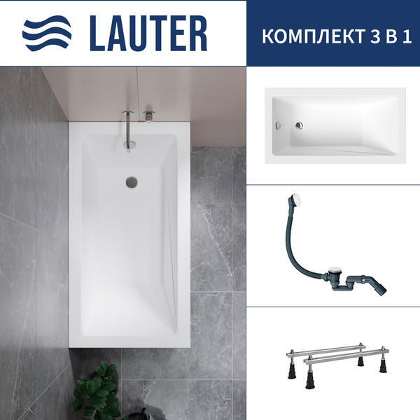 Ванна акриловая Lauter Estelle 130 / 21206030