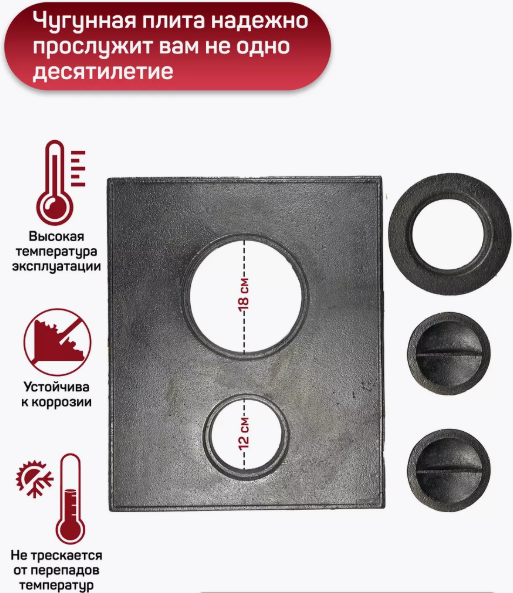 Плита для печи Станкоинструмент ПЧМ Ф