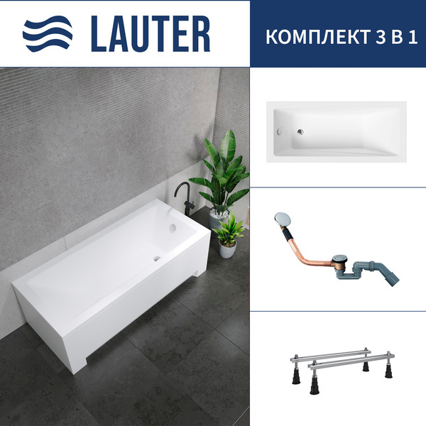 Ванна акриловая Lauter Estelle 150 / 21206050 - фото