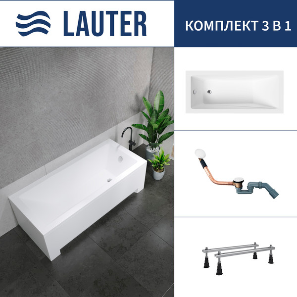 Ванна акриловая Lauter Estelle 150 / 21206050 - фото