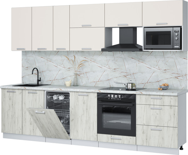 Кухонный гарнитур Интерлиния Мила Лайт 2.9-ПМ4 - фото