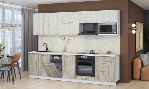 Кухонный гарнитур Интерлиния Мила Лайт 2.9-ПМ4 