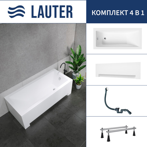 Ванна акриловая Lauter Estelle 150 / 21206050 - фото