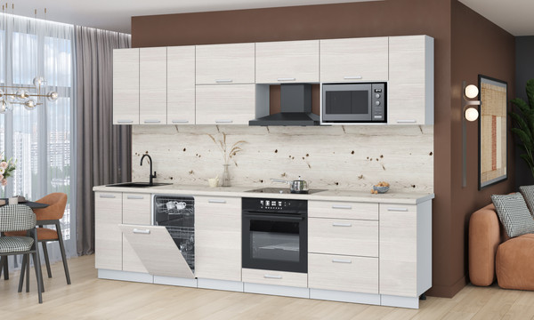 Кухонный гарнитур Интерлиния Мила Лайт 3.0-ПМ4 