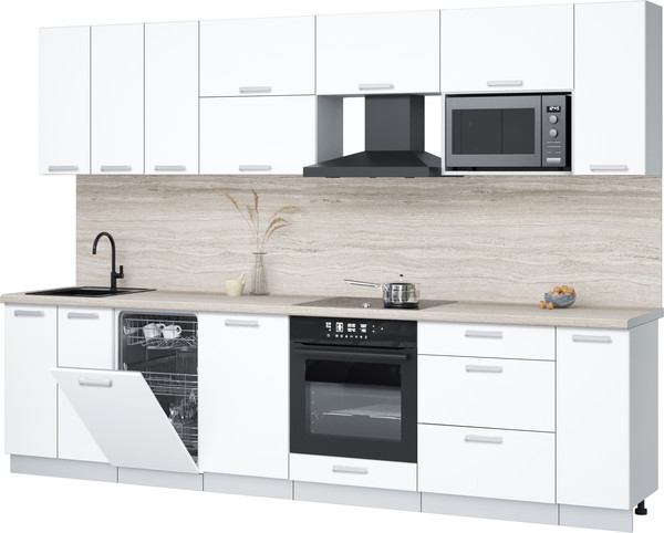 Кухонный гарнитур Интерлиния Мила Лайт 3.0-ПМ4  - фото