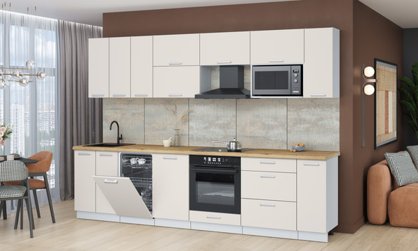 Кухонный гарнитур Интерлиния Мила Лайт 3.0-ПМ4 