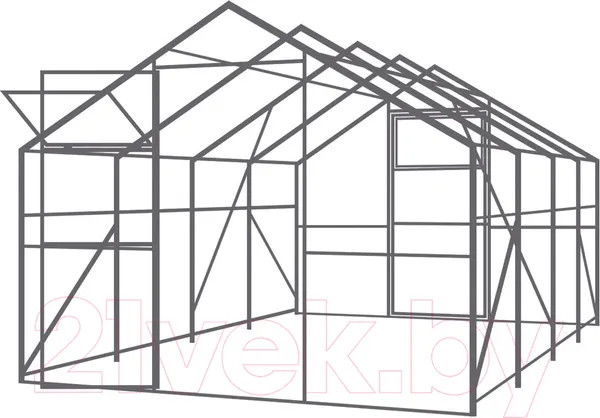 Каркас теплицы Садовод Кантри - фото