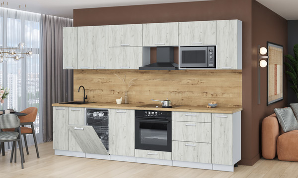 Кухонный гарнитур Интерлиния Мила Лайт 3.0-ПМ4 