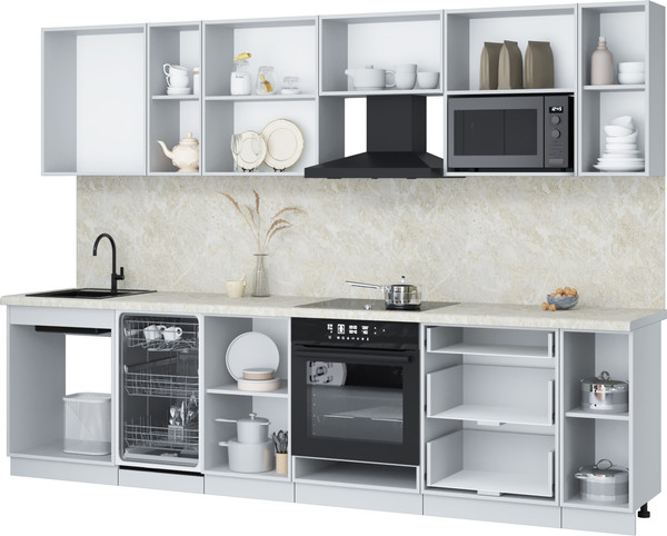 Кухонный гарнитур Интерлиния Мила Лайт 3.0-ПМ4 