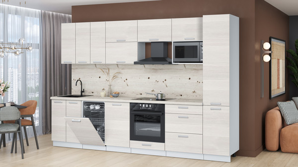 Кухонный гарнитур Интерлиния Мила Лайт 3.1-ПМ4 