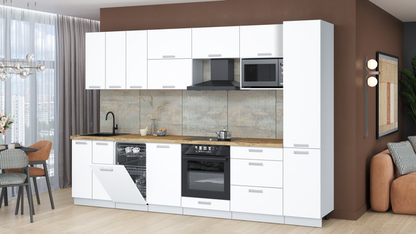 Кухонный гарнитур Интерлиния Мила Лайт 3.1-ПМ4 