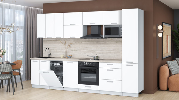 Кухонный гарнитур Интерлиния Мила Лайт 3.1-ПМ4 